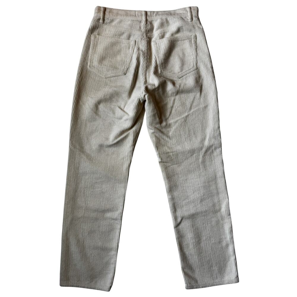 Reformation Cynthia Corduroy Pants 28 Cream Straight Cozy Nostalgic Retro Ivy - Picture 3 of 16